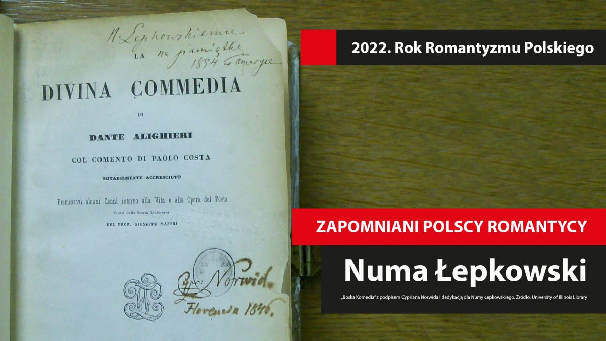 Zapomniani polscy romantycy: Numa J. Łepkowski
