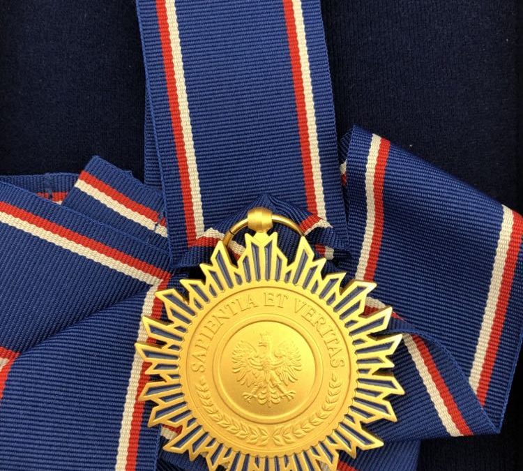 Złoty medal „Zasłużony dla Nauki Polskiej Sapientia et Veritas” dla członka Rady Naukowej Instytutu De Republica